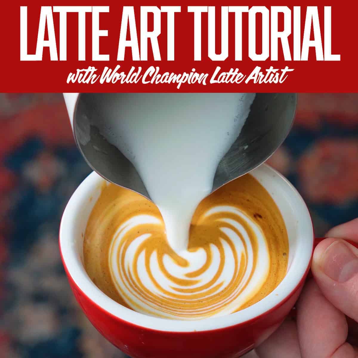 Latte Artwork Tutorial with a World Champion Latte Artist